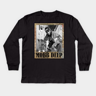 Mobb Deep // Vintage Frame Kids Long Sleeve T-Shirt